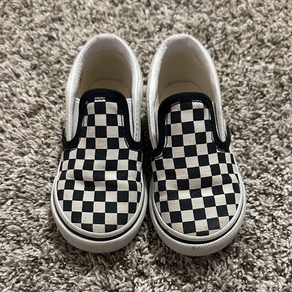 Kids Checkered Vans